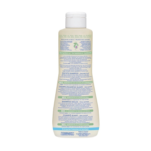 مای پشت بطری و اطلاعات شامپو Gentle Shampoo