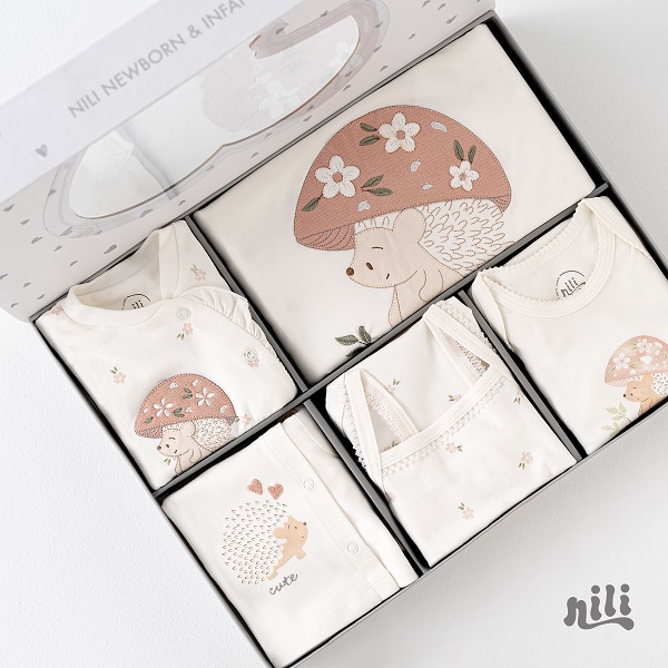 13 تکه نیلی مدل جوجه تیغی دختر