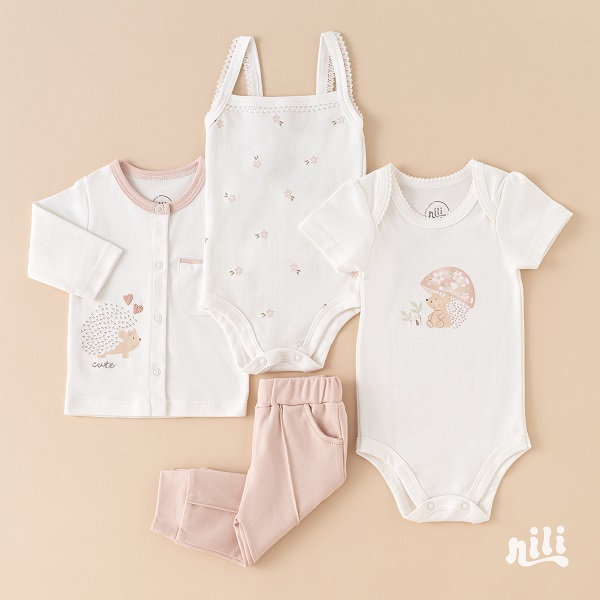 13 تکه نیلی مدل جوجه تیغی دختر - Image 3