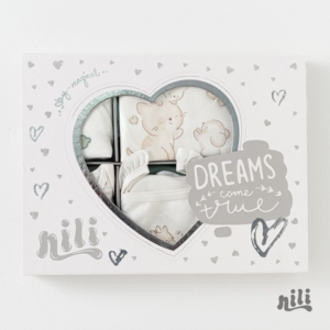 ست 13 تکه نیلی طرح موش و گربه