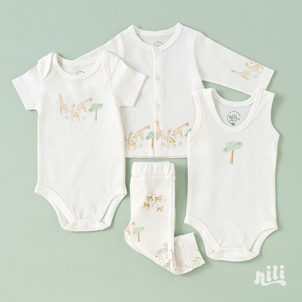 ست 13 تکه نیلی طرح جنگل - Image 3