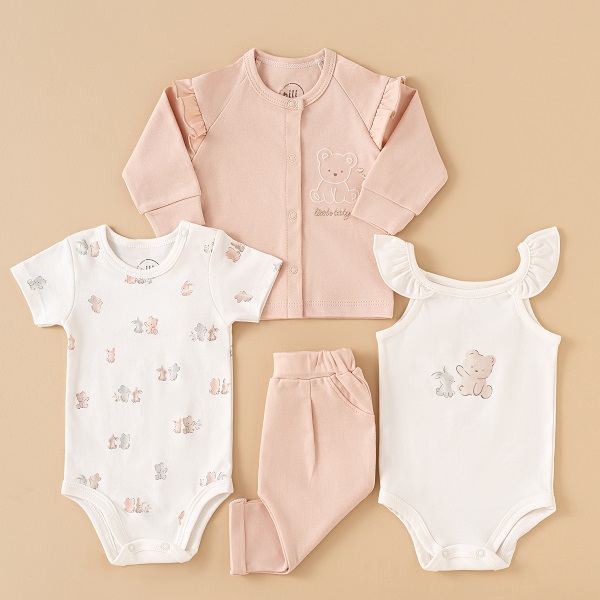 ست 13 تکه نیلی طرح خرگوش و دوستان - Image 3