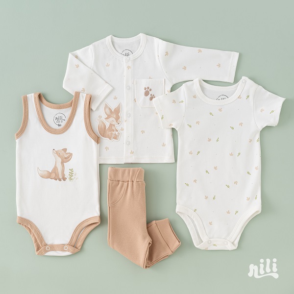 ست 13 تکه نیلی طرح روباه - Image 3