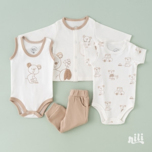 13 تکه نیلی طرح موش