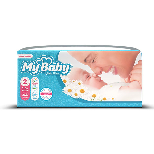 پوشک چسبی مای بیبی سایز 2