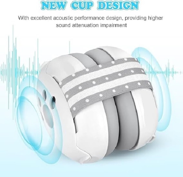 گوش گیر و صداگیر گوش نوزاد Baby EarMuff - Image 7