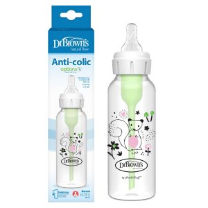 شیشه شیر 250 میل طرح سنجاب باریک آپشن پلاس دکتر براونز Dr Brown’s
